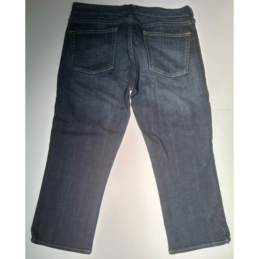 J. Crew Matchstick Jeans Crop Blue Stretch Mid Rise - Size 29 - Picture 2 of 4